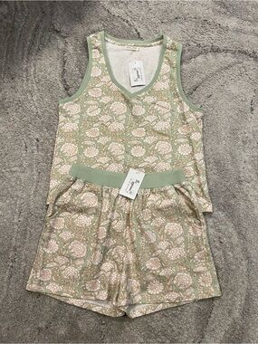 Pants store shorts set